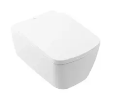 Tualetas Villeroy & Boch Subway 3.0, su TwistFlush, be rėmo, CeramicPlus ir AntiBac, su DirectFlush ir AquaReduct, su giliu plovimu, 560 x 370 x 355 mm, Baltas, 4610T0T2