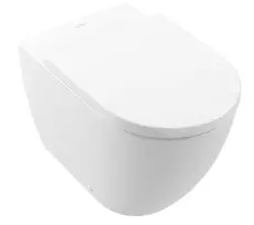 Tualetas Villeroy & Boch Subway 3.0, Rimfree, su TwistFlush, AntiBac ir CeramicPlus, su SupraFix, 370x600 mm, Baltas, 4671T0T2