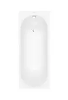 Vanna Villeroy & Boch Oberon, stačiakampė, Quaryl, įmontuojama, su neslystančia danga, talpa 135 l, 170x70 cm, balta, UBQ177OBE2V-01