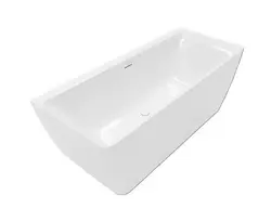 Vanna Villeroy & Boch Subway 3.0, Quaryl, su SilentFlow užpildymo vožtuvu, talpa 258 l, 180x80 cm, Balta, UBQ180SBW9CS00TV01