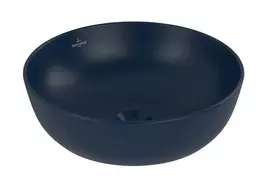 Vonios praustuvas Ant stalviršio praustuvas Villeroy & Boch Artis, TitanCeram su CeramicPlus, skersmuo 43 cm, aukštis 130 mm, Nightfall, 417943R6