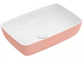 Vonios kambario praustuvas Villeroy & Boch Artis, ant paviršiaus, keramikos TitanCeram, 580x380x130 mm, balta, 417258BCT0