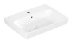 Vannos kambario kriauklė Villeroy & Boch Architectura, su perpildymo sistema, su maišytuvo anga, CeramicPlus, 600 x 445 x 165 mm, Balta, 4A8760R1
