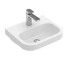 Vonios kriauklė Villeroy & Boch Architectura, be perpildymo, su maišytuvo anga, CeramicPlus, 45x38 cm, Balta, 437346R1