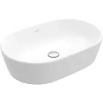 Vonios kriauklė Villeroy & Boch Architectura, Ant paviršiaus, be maišytuvo angos, 60x40 cm, Balta, 5A266101