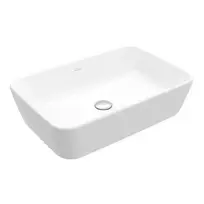 Vannos kambario praustuvas Villeroy & Boch Architectura, Ant stalviršio, be perpildymo, be maišytuvo angos, 60x41 cm, Baltas, 5A276101