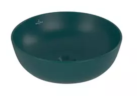 Vannos kambario kriauklė Villeroy & Boch Artis, ant stalo, iš TitanCeram su CeramicPlus, skersmuo 33 cm, Balta, 438932R1