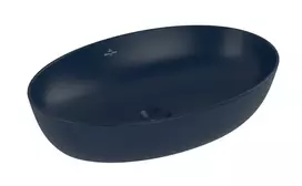 Vannos kambario kriauklė Villeroy & Boch Artis, Ant paviršiaus, TitanCeram su CeramicPlus, 410 x 410 x 130 mm, Almond, 417841AM