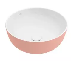 Vonios kriauklė Villeroy & Boch Artis, Ant paviršiaus, TitanCeram, skersmuo 430 mm, aukštis 130 mm, Coal Black, 417943BCT8