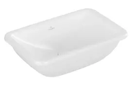 Vonios kriauklė Villeroy & Boch Loop & Friends, su perpildymu, CeramicPlus, 62x42x12 cm, grafitas, 4A4800i4