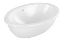 Vannos kambario kriauklė Villeroy & Boch Loop&Friends, montuojama iš TitanCeram, su perpildymu, 62x38 cm, Balta, 4A580001