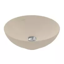 Vonios kriauklė Villeroy & Boch Loop&Friends, ant paviršiaus CeramicPlus, 380 x 380 x 120 mm, Migdolų, 4A4500AM