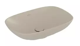 Vannos kambario kriauklė Villeroy & Boch Loop & Friends, ant stalo, CeramicPlus, TitanCeram, 380 x 380 x 120 mm, Balta 4A4501RW