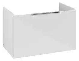 Vonios spintelė Villeroy & Boch Architectura, kabinama (be kriauklės), SoftClose, 55x47x44 cm, 1 stalčius, balta, B88700VS