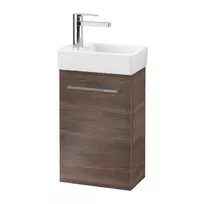 Vannos spintelė Villeroy & Boch Avento, (be kriauklės), su SoftClose 43x51x35 cm, 1 durys, Kansas ąžuolas, chromas, A88700RH