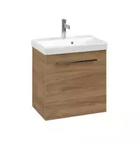 Vannos spintelė Villeroy & Boch Avento, (be kriauklės), MDF su akrilo paviršiumi, su SoftClose 53x51x35 cm, 1 durys, Oak Kansas, A88801RH