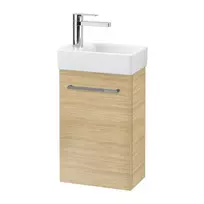 Vannos spintelė Villeroy & Boch Avento, su SoftClose, (be kriauklės), 34x51x20 cm, 1 durys, Šiaurės ąžuolas, A87600VJ