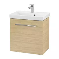 Vonios spintelė Villeroy & Boch Avento, MDF su akrilo paviršiumi, SoftClose, (be kriauklės), 53x51x35 cm, 1 durys, Šiaurės ąžuolas, A88801VJ