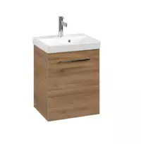 Vonios spintelė Villeroy & Boch Avento, MDF, akrilo paviršius, su SoftClose, (be kriauklės), 43x51x35 cm, 1 durys, Kansas ąžuolas, A88701RH