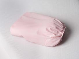 Paklodė su guma 120x60 "Blank PINK" - medvilninė 