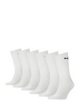 PUMA - Puma Unisex Crew Sock 6P Ecom - Įprastos kojinės - Balta