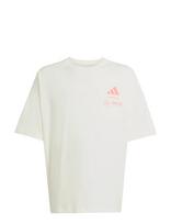 Adidas Performance - Mer Sp Gfxtee Y - Marškinėliai trumpomis rankovėmis - Balta