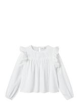 Name It - Nkfkanya Ls Shirt - Palaidinės ir tunikos - Balta