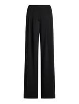 Lauren Ralph Lauren - Pleated Stretch Jersey Wide-Leg Pant - Plačios kelnės - Juoda