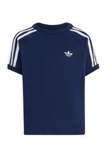 Adidas Originals - 3 Stripes Tee - Marškinėliai trumpomis rankovėmis - Tamsiai mėlyna