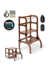 Ette Tete - Step'n'sit® Helper Tower - Table - Motorinių įgūdžių baldai - Ruda