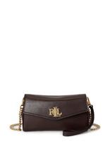 Lauren Ralph Lauren - Soft Nappa-Trn Wrst Crs-Woc-Lrg - Piniginė - Ruda