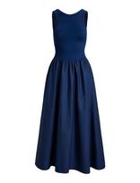 Polo Ralph Lauren - Ponte-Bodice Sleeveless Dress - Iki kelių ir midi suknelės - Tamsiai mėlyna