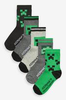 NEXT MINECRAFT kojinės, 5vnt., 264437 37-40