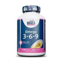 Haya Labs Omega 3-6-9 100 kaps. (žuvų taukai)
