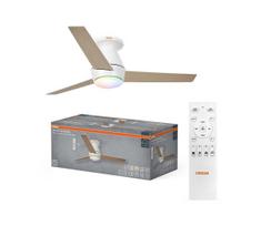 Osram - LED RGB reguliuojamas lubinis ventiliatorius NORDES LED/18W/230V 3000-6500K + su nuotoliniu pulteliu