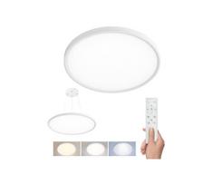 Solight WO8023 - LED lubinis šviestuvas (prigludęs arba pakabinamas) LED/50W/230V 3000-6500K + su nuotoliniu pulteliu