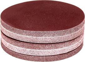 Šlifavimo popierius 125 mm P120 su lipduku, 50 vnt. KD11805