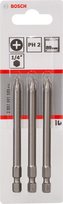 Atsuktuvų antgalių komplektas Bosch 2607001535, PH2, 89 mm, 1/4"