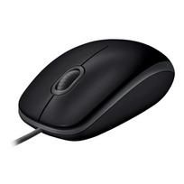 Logitech B110 Silent, Corded mouse Black