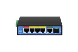 Ernitec 6-port 1000Mbps Intelligent  Industrial PoE Switch, 1*