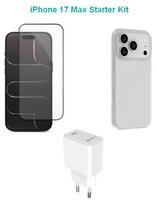 eSTUFF Kit for iPhone 17 Pro.  Charger, Cover, Glass. Brown