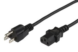 MicroConnect Power cord NEMA 5-15P to C13,  4m, AWG14, SJT Power cord