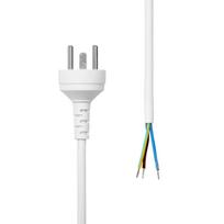 ProXtend Power Cord Denmark EDB to  Open End 2M White