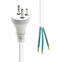 ProXtend Power Cord Denmark to Open  End 5M White