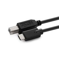 MicroConnect USB-C to USB2.0 B Cable, 1m flexible 1 m cable for