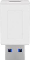 MicroConnect USB3.0 A - USB-C M-F, White Adapter,