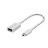 MicroConnect USB-C 3.2 Gen 1 to USB 3.2  Gen 1 A adapter, 0.2m White,