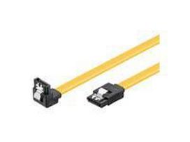 MicroConnect SATA cable 6GB, SATA III 0,50M Sata Male 90 to Sata Male