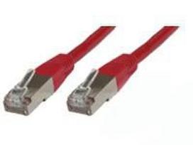 MicroConnect F/UTP CAT6 20m Red PVC Outer Shield : Foil screening