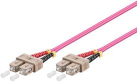 MicroConnect SC/UPC-SC/UPC 2m  OM4 Fibre  Patch Cable MM Duplex LSZH